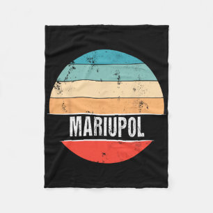 Mariupol Ukraine City Trip Fleece Blanket