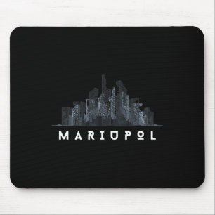 Mariupol Ukraine Flag Ukrainian City Cyrillic Mouse Mat