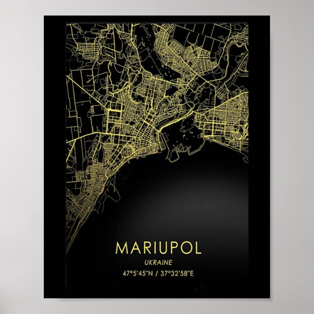Mariupol Ukraine  Poster (Front)
