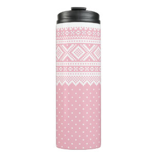 Mariusgenser Sweater Pattern Thermal Tumbler