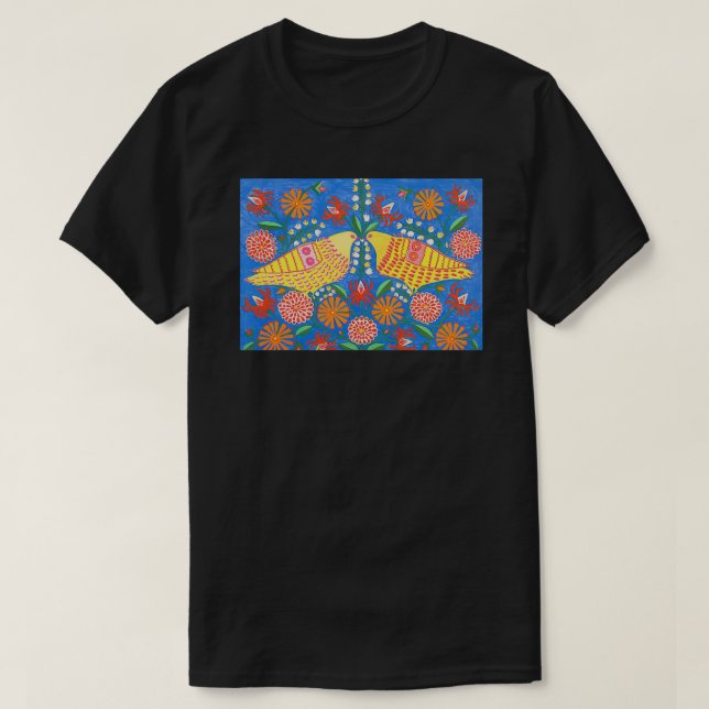 Mariya Prymachenko Pigeons 1968 T-Shirt (Design Front)