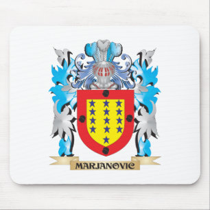 Marjanovic Coat of Arms - Family Crest Mouse Mat