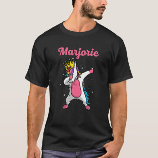 MARJORIE Gift Name Personalised Birthday Dabbing U T-Shirt