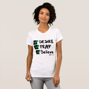 Mark 11:24 KJV Bible Scripture Women's T-Shirt