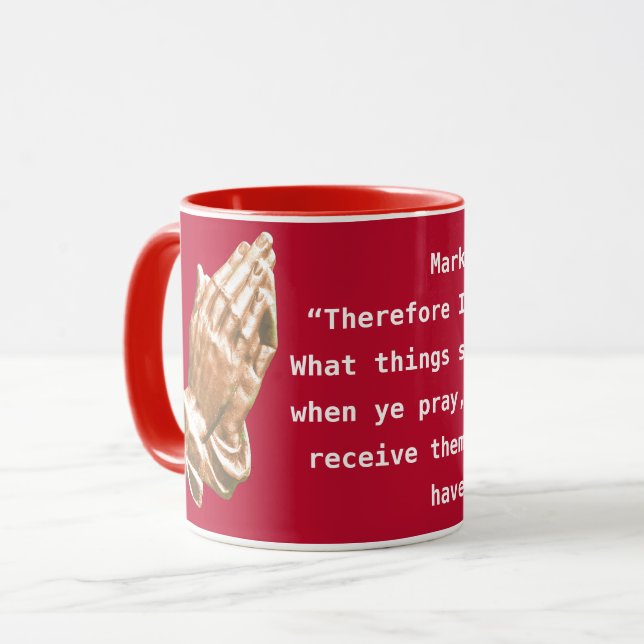 MARK 11:24 MUG (Front Left)