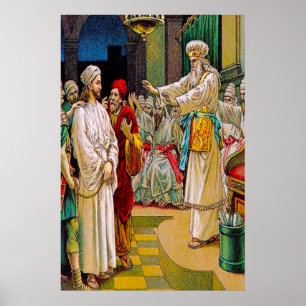 Mark 14:53-65 Jesus Before the Chief Priest poster