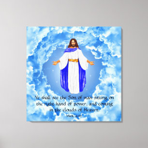 Mark 14:62 canvas print