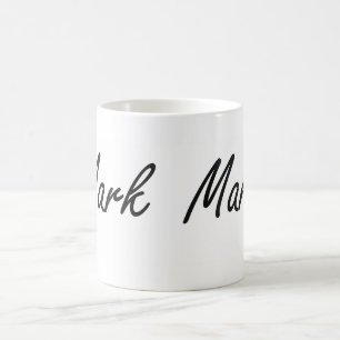 Mark Artistic Name Design Coffee Mug