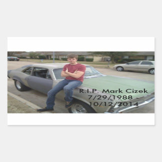 Mark Cizek Rectangular Sticker