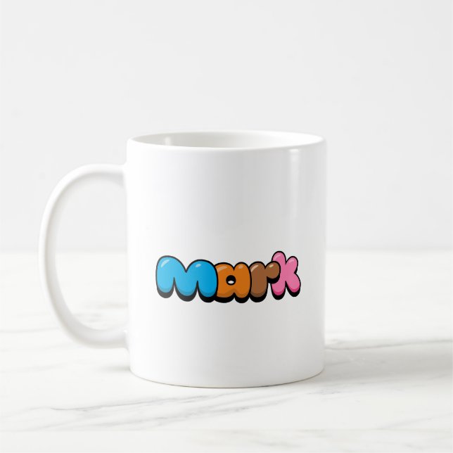 Mark Coffee Mug (Left)