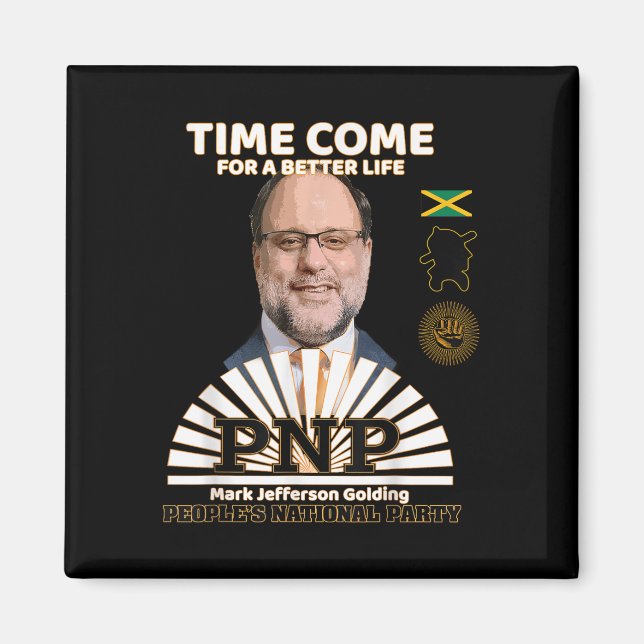 Mark Golding Jamaica's People's National P Magnet (Front)
