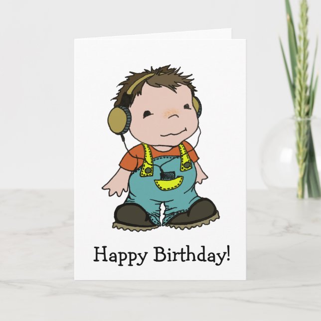 Mark likes music card (Front)