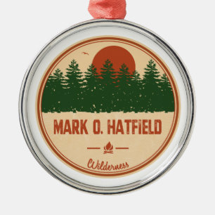 Mark O. Hatfield Wilderness Metal Tree Decoration