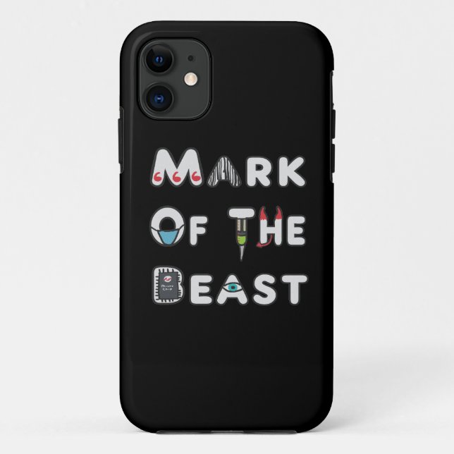 Mark Of The Beast Case-Mate iPhone Case (Back)