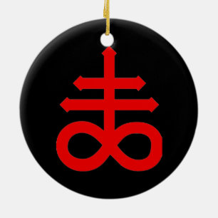 MARK of the DEVIL Ceramic Tree Decoration
