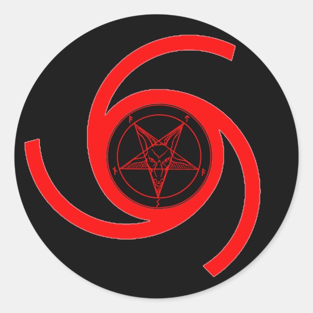 MARK of the DEVIL Classic Round Sticker (Front)