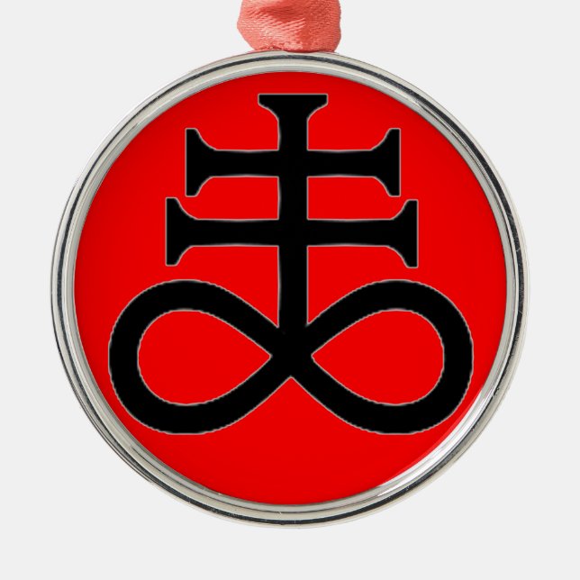 MARK of the DEVIL Metal Tree Decoration (Front)