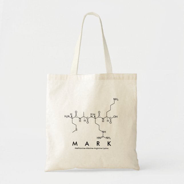 Mark peptide name bag (Front)