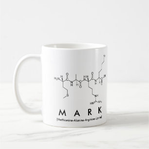 Mark peptide name mug