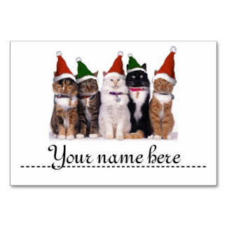 Mark-place for the table of Christmas - Table Number