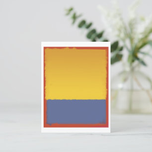 Mark Rothko art in digital style 12 Postcard