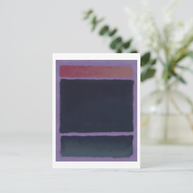 Mark Rothko art in digital style 13 Postcard (Standing Front)