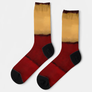 Mark Rothko art in digital style 2 Socks