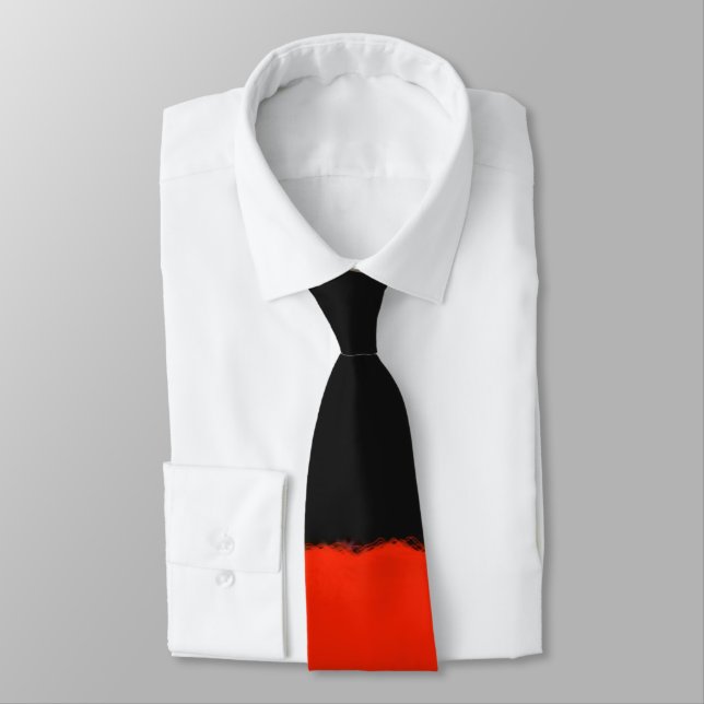 Mark Rothko art in digital style 5 Tie (Tied)
