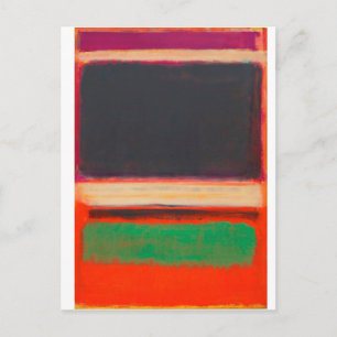 mark rothko art postcard