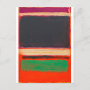 mark rothko art postcard