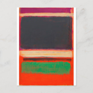 mark rothko art postcard