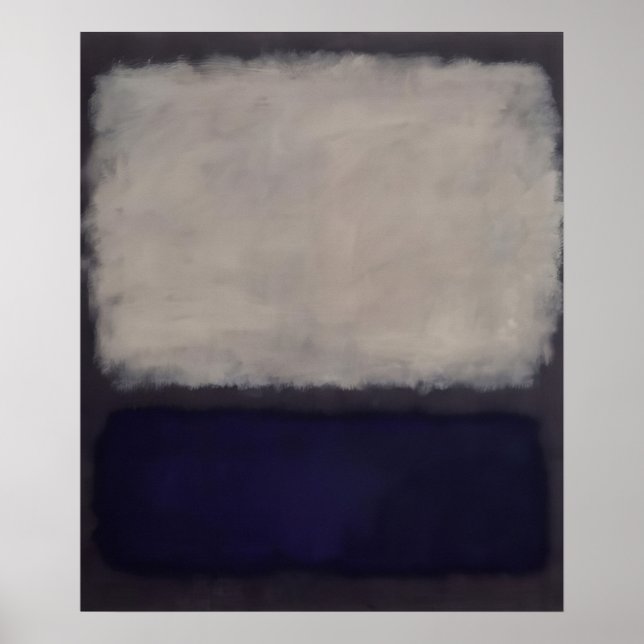 Mark Rothko - Blue and grey - 1962 Poster (Front)