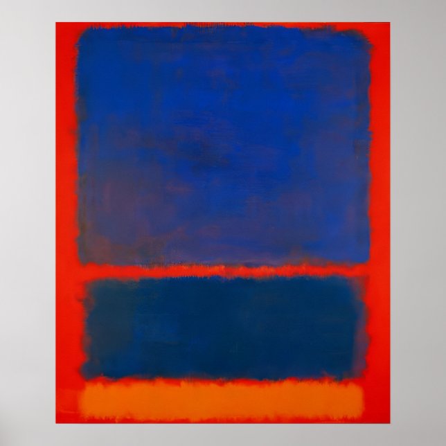 Mark Rothko - Blue, Orange, Red - 1961 Poster (Front)