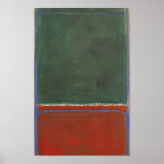 Mark Rothko - Green and Maroon - 1953 Poster