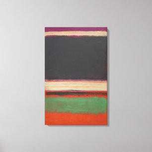 Mark Rothko - No.3No.13 Magenta, Black, Green on O Canvas Print