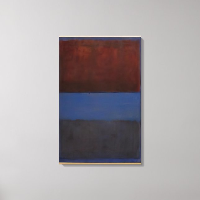Mark Rothko - No.61 Rust and Blue - 1953 Canvas Print (Front)