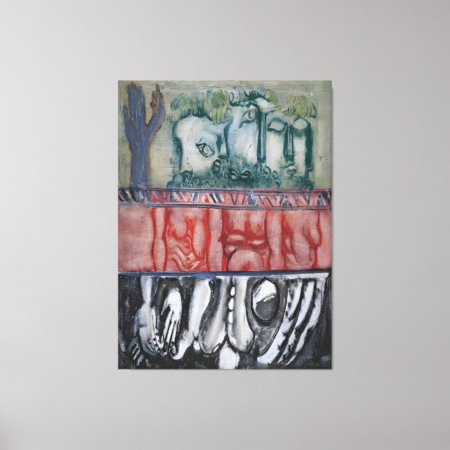 Mark Rothko painting Canvas Print (Front)