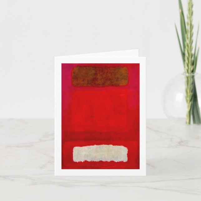 mark rothko paintings art abstract card (Front)