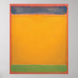 Mark Rothko - United (Blue, Yellow, Green on Red)  Poster