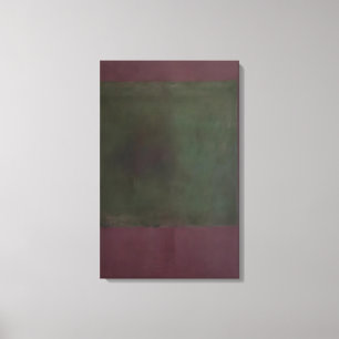 Mark Rothko - Untitled Green on Maroon - 1961 Canvas Print