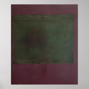 Mark Rothko - Untitled (Green on Maroon) - 1961 Poster