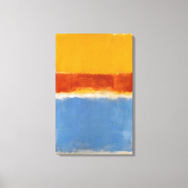 Mark Rothko - Untitled Yellow, Red and Blue - 1953 Canvas Print (Front)