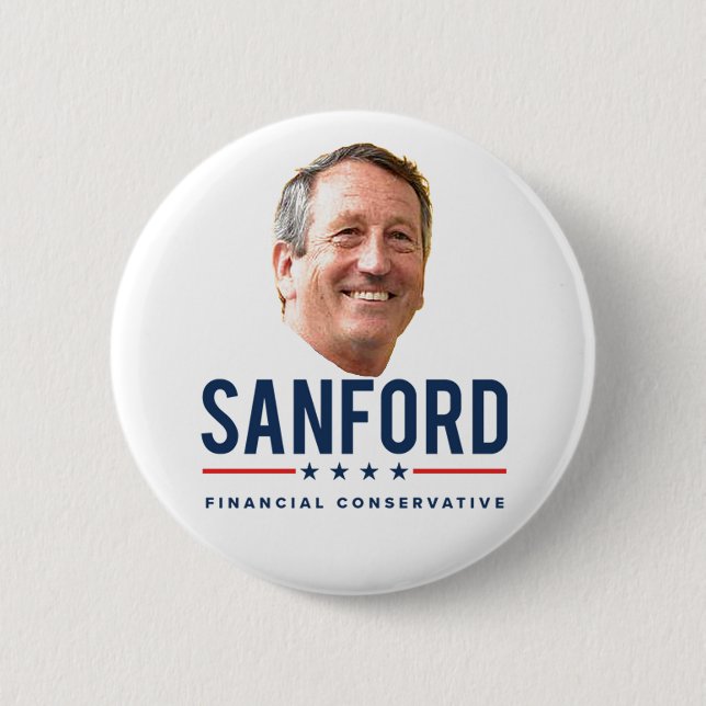 Mark Sanford 2020 6 Cm Round Badge (Front)