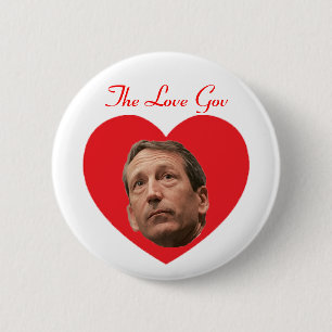 Mark Sanford: The Love Gov 6 Cm Round Badge