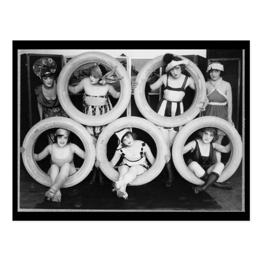 Mark Sennett Bathing Beauties Postcard
