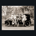 Mark Sennett Bathing Beauties Vintage Poster<br><div class="desc">Mack Sennett (January 17,  1880 – November 5,  1960) was a Canadian -born Academy Award-winning director and was known as the innovator of slapstick comedy in film. During his lifetime he was known at times as the "King of Comedy."</div>