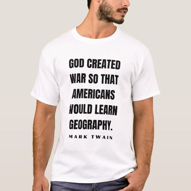 Mark Twain Joke T-Shirt (Front)