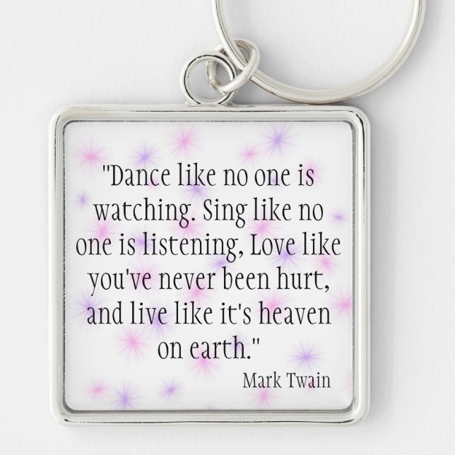 Mark Twain Key Ring (Front)