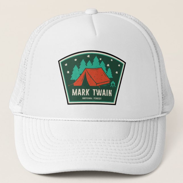Mark Twain National Forest Camping Trucker Hat (Front)