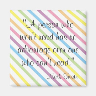 Mark Twain Quote Magnet